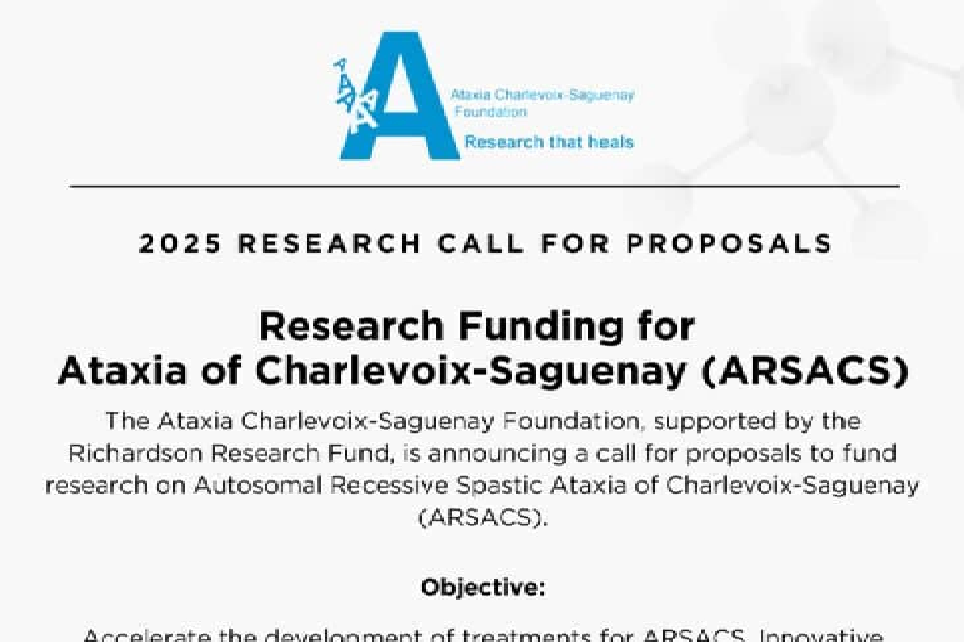 2025 Research Call for Proposals