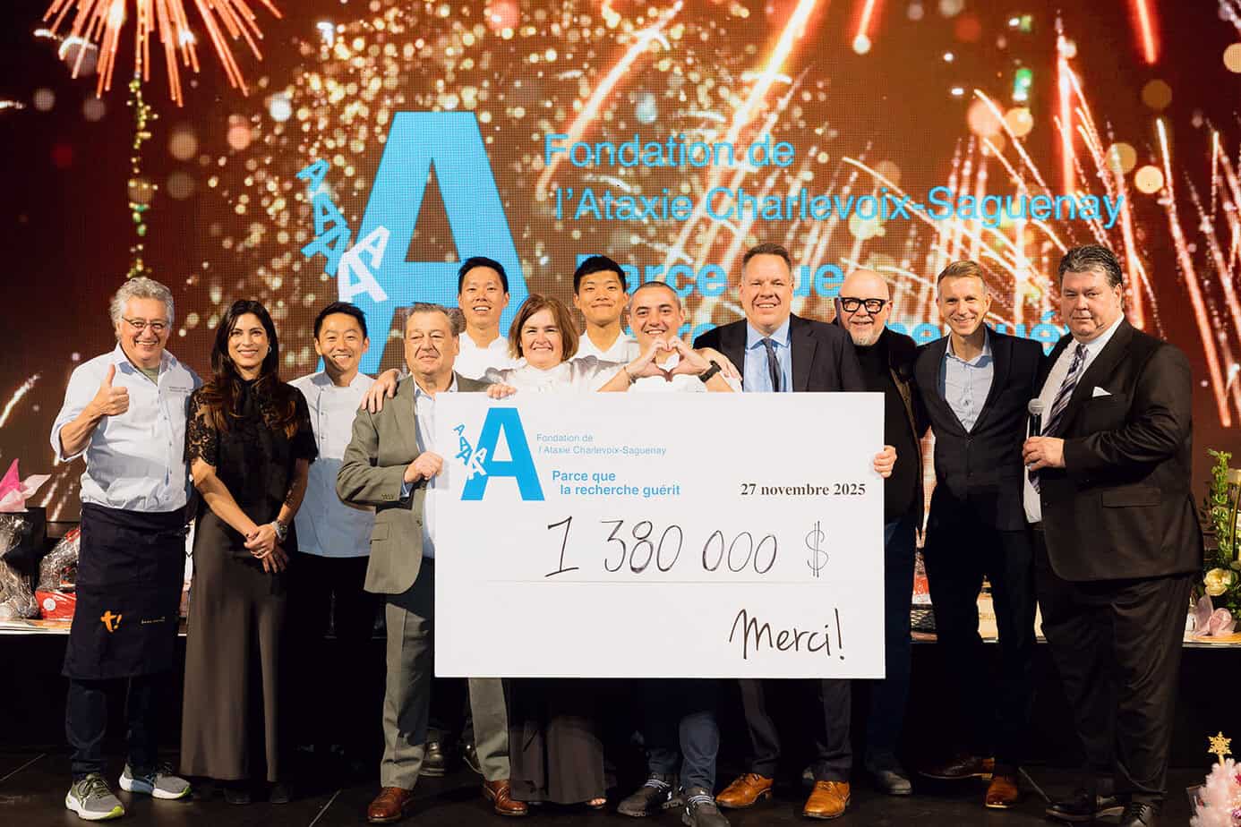 1.4 millions raised for research